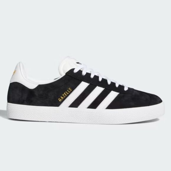 Adidas Gazelle ADV Low Top Black Suede Sneakers - Picture 7 of 8